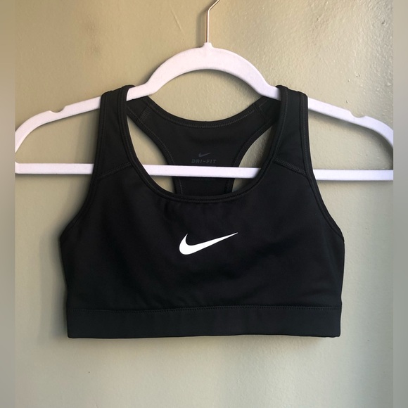 Nike Women's Dri-Fit Support Sports Bra Black Size: S - Picture 1 of 10